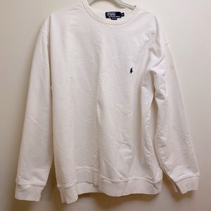 Oversized polo sweatshirt